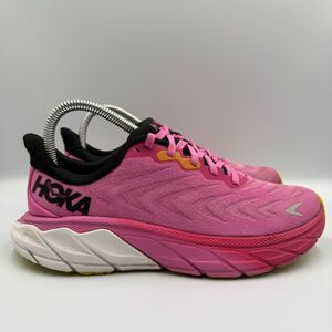 Hoka One One Arahi 6 Women's Size 7.5 Pink Running Shoes Sneakers 1123195 SYBC